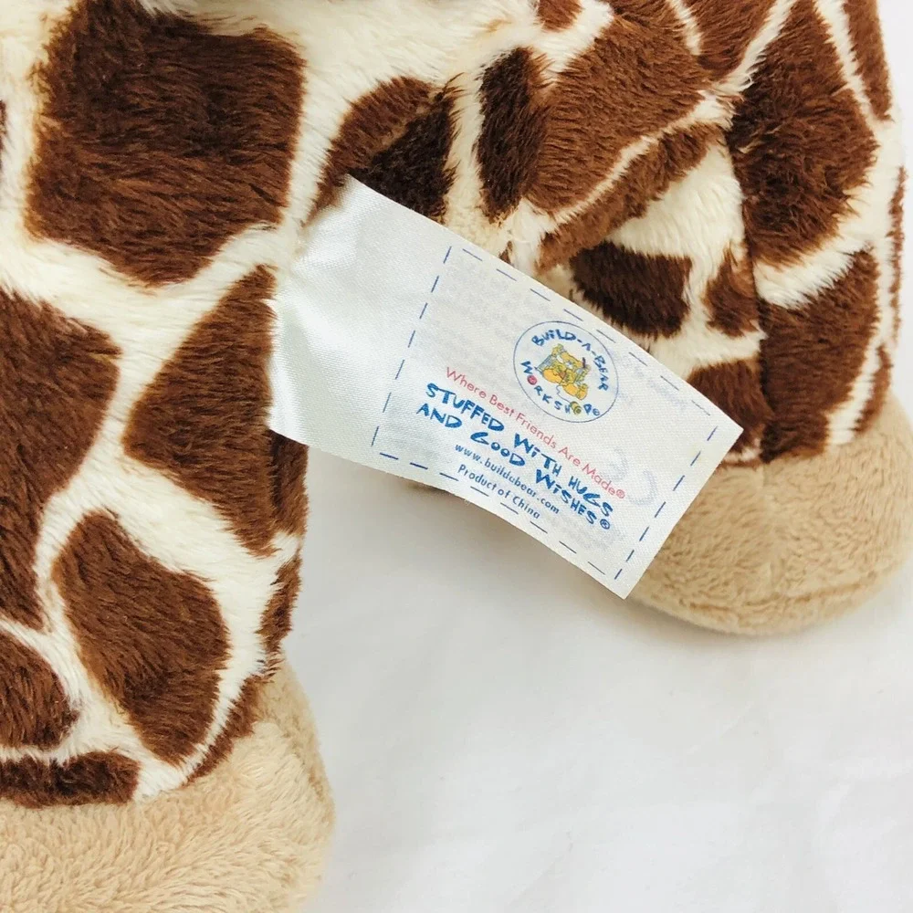 Giraffe BUILD A BEAR workshop babw bab zoo safari Year 2012‎ Retired